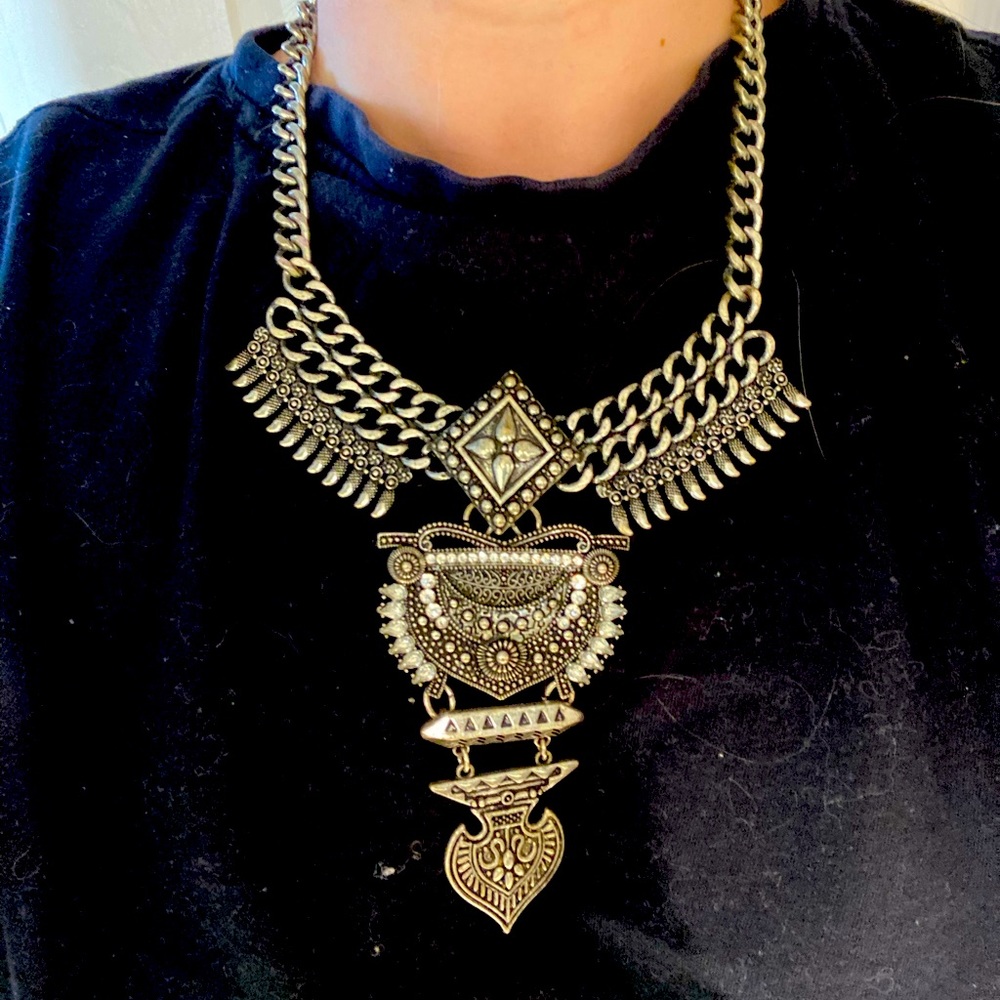 Boho chic necklace